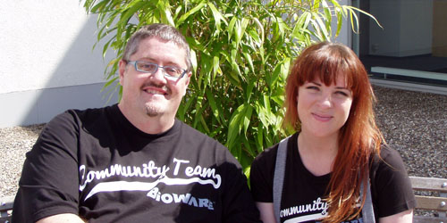 Chris Priestly und Jessica Merizan von BioWare