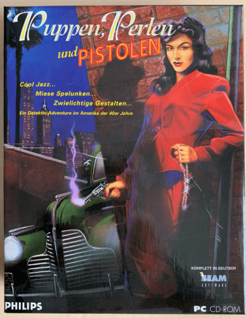 Covergrafik von Puppen, Perlen und Pistolen