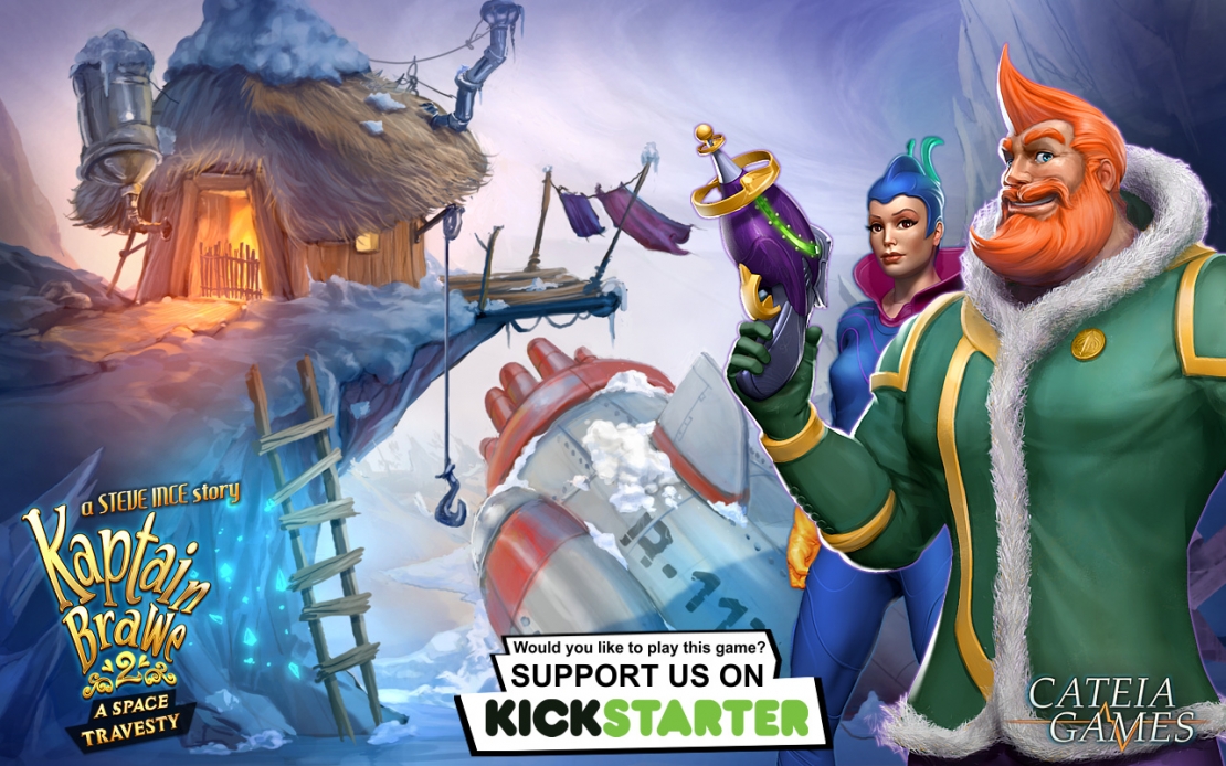 Kaptain Brawes zweites Abenteuer auf Kickstarter - geschrieben von Steve Ince Kaptain Brawes zweites Abenteuer auf Kickstarter - geschrieben von Steve Ince