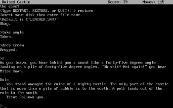 Leather Goddesses of Phobos Screenshot
