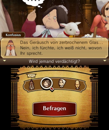 Professor Layton vs. Phoenix Wright: Ace Attorney Screenshot