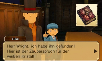 Professor Layton vs. Phoenix Wright: Ace Attorney Screenshot