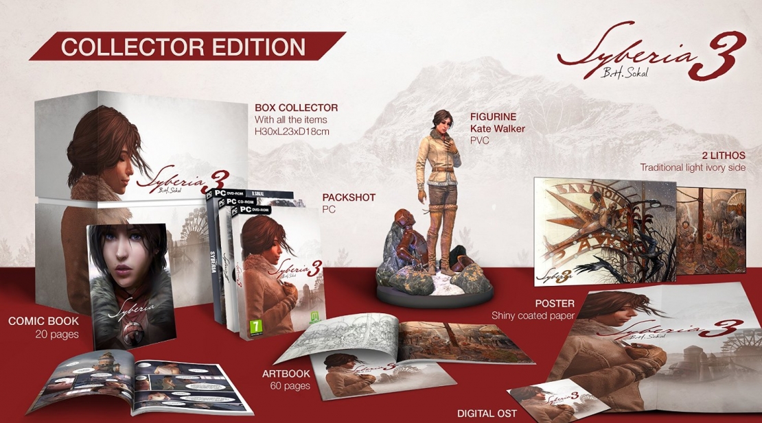 Exklusive Collectors Edition zu Syberia 3 Exklusive Collectors Edition zu Syberia 3