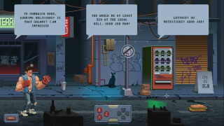 Ein Minispiel im 'Streetfighter'-Setting. Ein Minispiel im 'Streetfighter'-Setting.