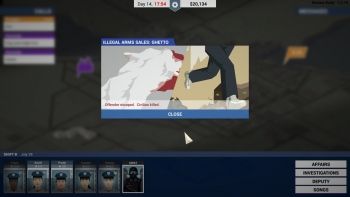 This is the Police Screenshot