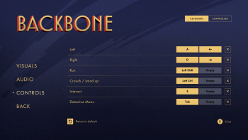 Backbone Screenshot