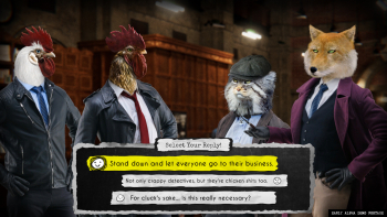 Chicken Police: Into the Hive! Screenshot