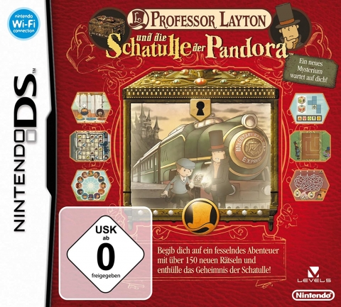Covergrafik von Professor Layton und die Schatulle der Pandora