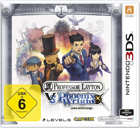 Covergrafik von Professor Layton vs. Phoenix Wright: Ace Attorney