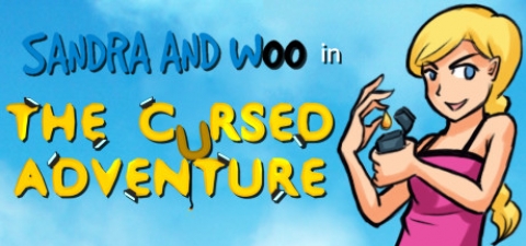 Covergrafik von Sandra and Woo in The Cursed Adventure