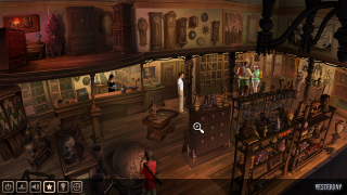 Die hochauflösende und hübsch anzusehende Grafik präsentiert sich im typischen Pendulo-Stil mit handgezeichneten Hintergründen und vorgerenderten Charakteren.