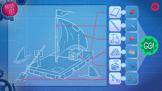 Das Boot wird via Bauplan gebastelt - bei manchen Bauteilen müssen wir kreativ denken Das Boot wird via Bauplan gebastelt - bei manchen Bauteilen müssen wir kreativ denken