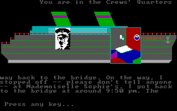 Murder on the Atlantic Screenshot