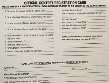 Murder on the Atlantic Screenshot