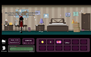 In den Zimmern der Hotelgäste hat Mike viel zu tun.