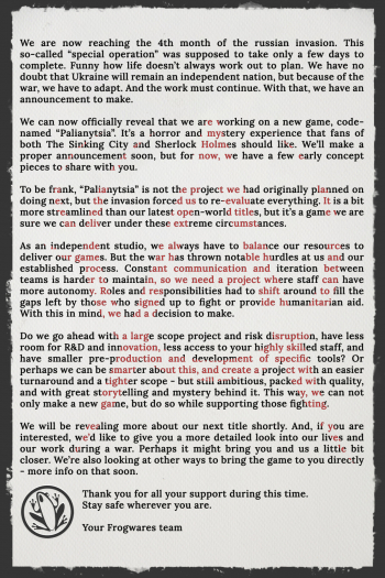 Nächstes Frogwares Spiel 2022 Screenshot