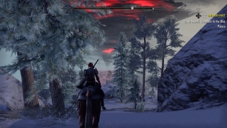 Die Winterlandschaft wirkt langweilig und hat nicht ganz den Charme von Skyrim. Die Winterlandschaft wirkt langweilig und hat nicht ganz den Charme von Skyrim.