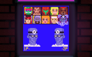 Das Spiel bringt einige spaßige Anspielungen mit wie diesen Mortal Combat-Klon, bei dem wir bekannte Charaktere spielen dürfen. Das Spiel bringt einige spaßige Anspielungen mit wie diesen Mortal Combat-Klon, bei dem wir bekannte Charaktere spielen dürfen.