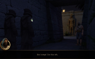 Das Spiel beginnt ungewohnt mit dem Dieb Menis-Ra in Alexandria.