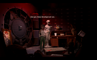 Was man eben eingeschlossen in einem Trsor so macht.