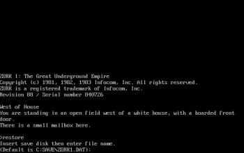 Zork I Screenshot