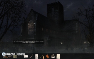 Adrian hat zwar eine Karte der Gegend, möchte sie aber genau einmal nicht benutzen.