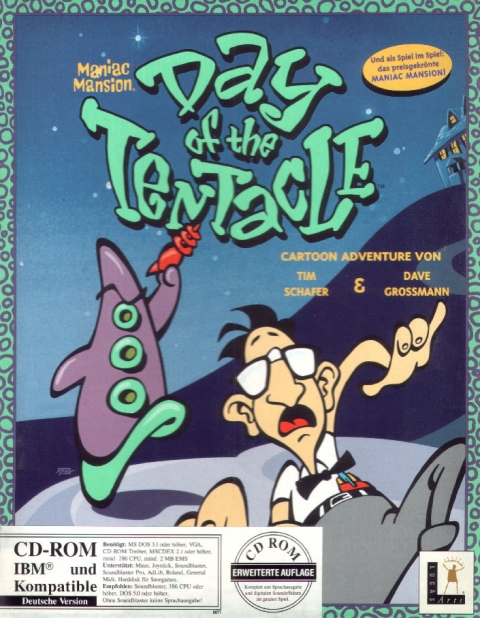 Covergrafik von Day of the Tentacle