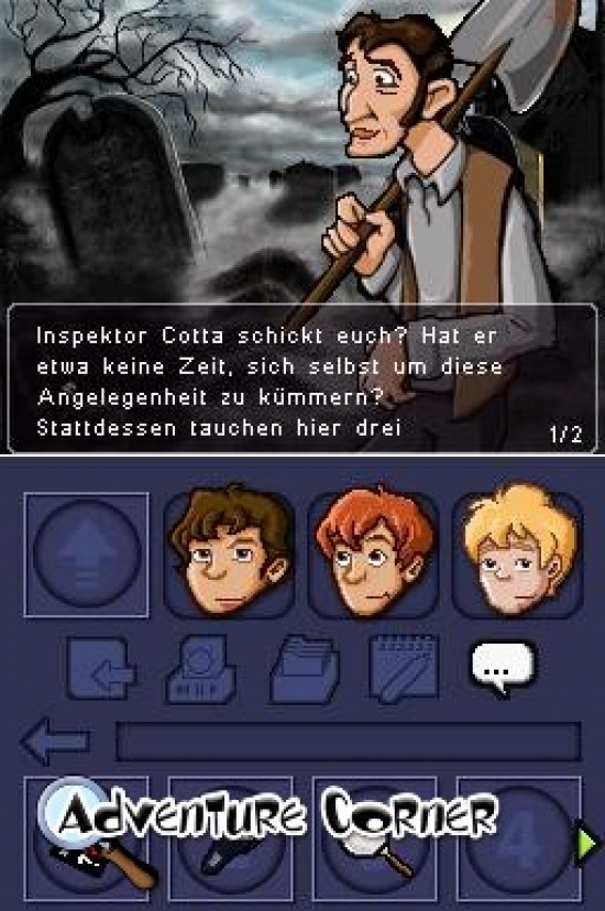 Teaserbild für Die Drei ??? ermitteln auf dem DS