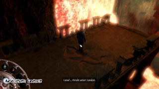 Für Abwechslung in den Dungeons ist gesorgt: Jekyll wundert sich über Lava, direkt unter London.