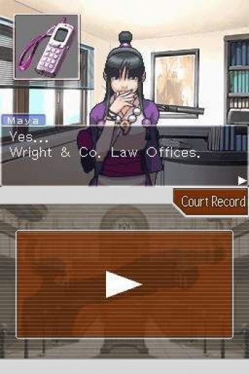 Phoenix Wright Screenshot