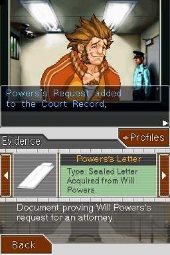 Phoenix Wright Screenshot