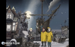 In der Nacht trifft Nigel nicht nur auf andere Bewohner, auch sind einige Aktionen abhängig von der Tageszeit.