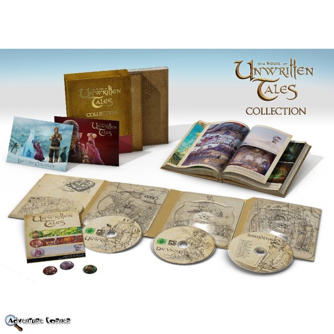 Crimson Cow bringt Book of Unwritten Tales Collection