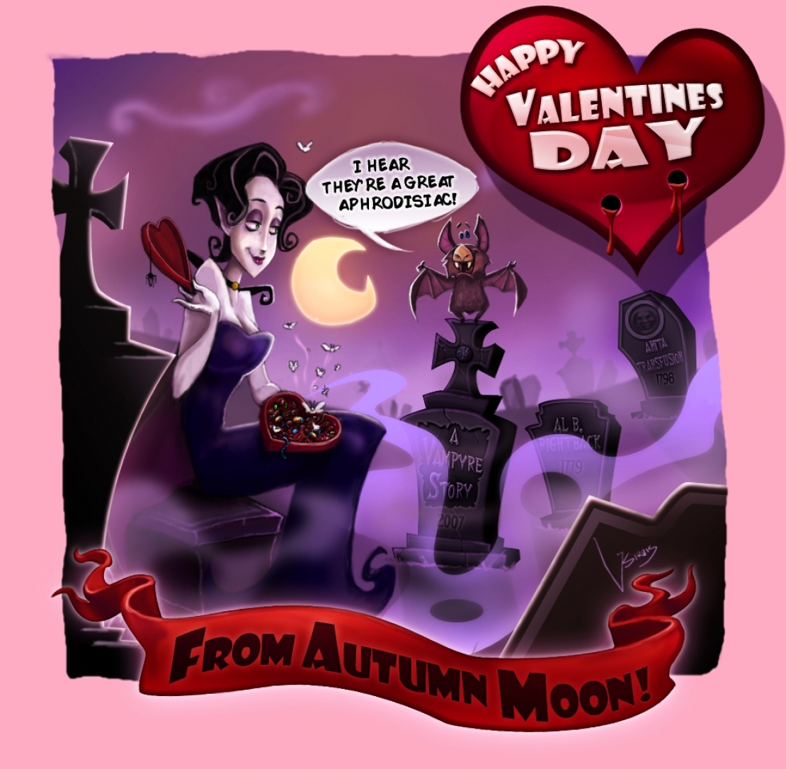 Vampirische Valentinstagsgrüße Vampirische Valentinstagsgrüße