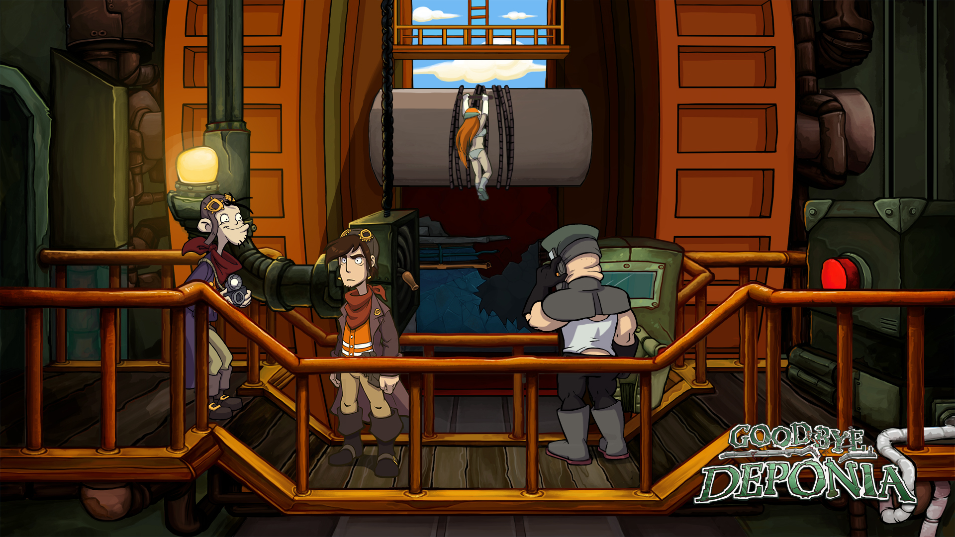 Игра про писателя. Гизмо Deponia. Deponia Daedalic Entertainment. Депония 3. Прощай Депония.