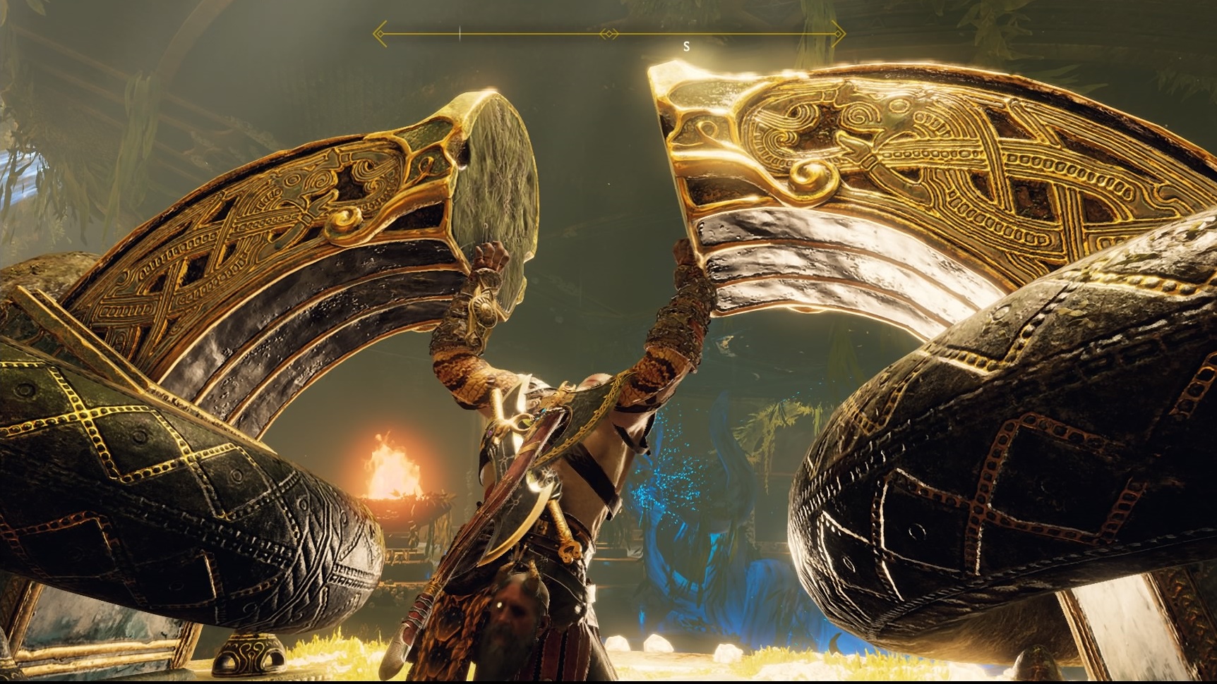 Храм тюра прохождение. Храм Тюра God of War. God of War 4 храм Тюра. Тайная комната Тюра God of War. Тайные комнаты в God of War.