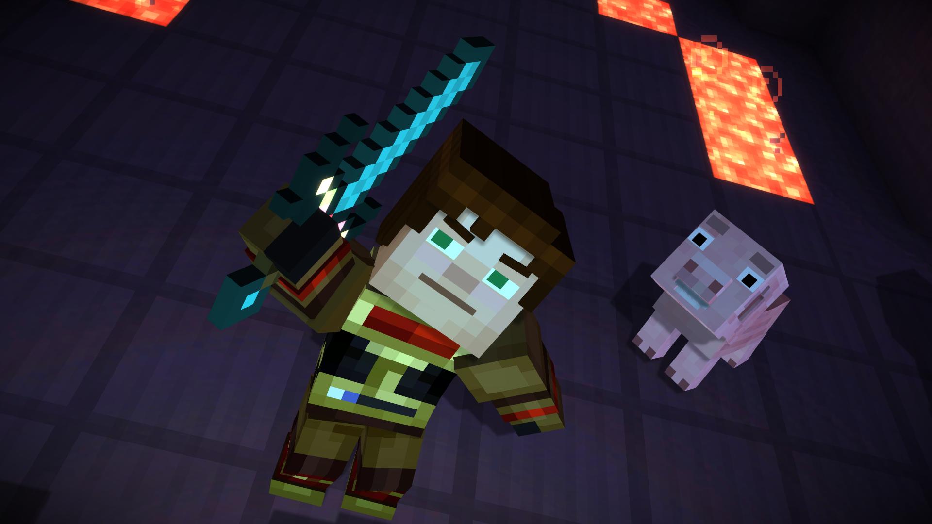 Minecraft story ps4. Minecraft story Mode 4 эпизод. Рубин стори мод. Майнкрафт стори мод блок. Рубин Minecraft story Mode.