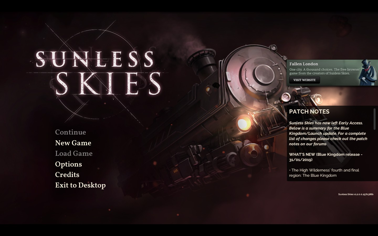 Sunless skies карта